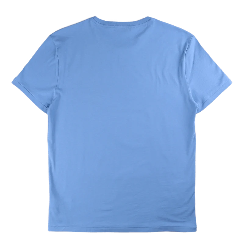 Custom Slim Fit Logo Jersey T-Shirt Harbor Island Blue