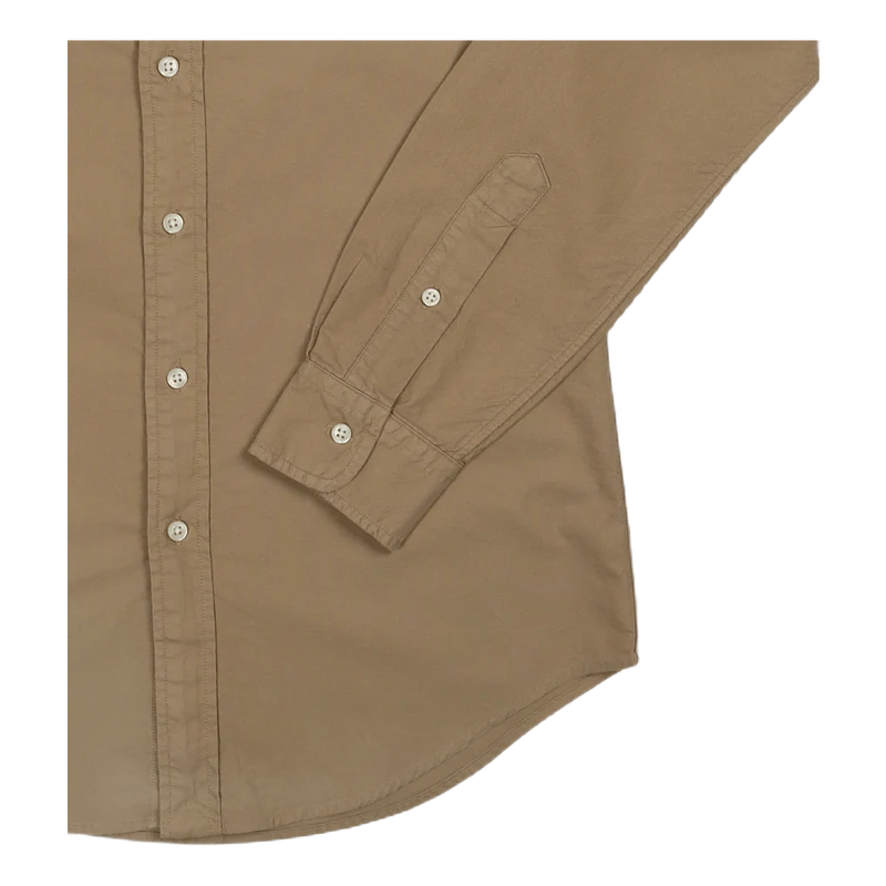 Custom Fit Garment-Dyed Oxford Shirt Surrey Tan