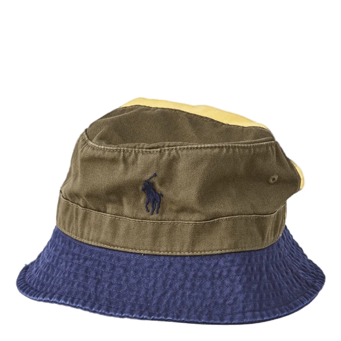 Cotton Chino Bucket Hat Yellow