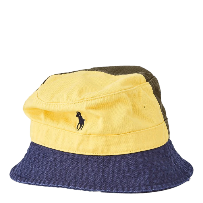 Cotton Chino Bucket Hat Yellow