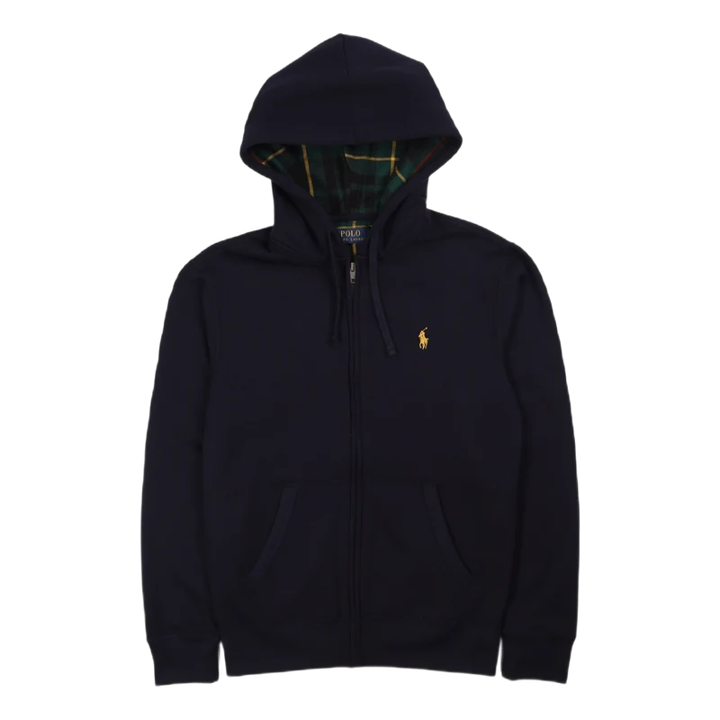 The RL Fleece Full-Zip Hoodie Blue