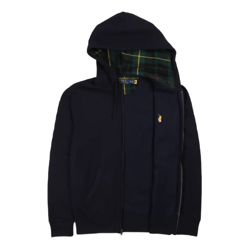 The RL Fleece Full-Zip Hoodie Blue