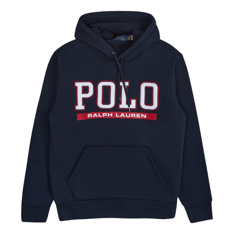 Double-Knit Fleece Hoodie Aviatr Nvy