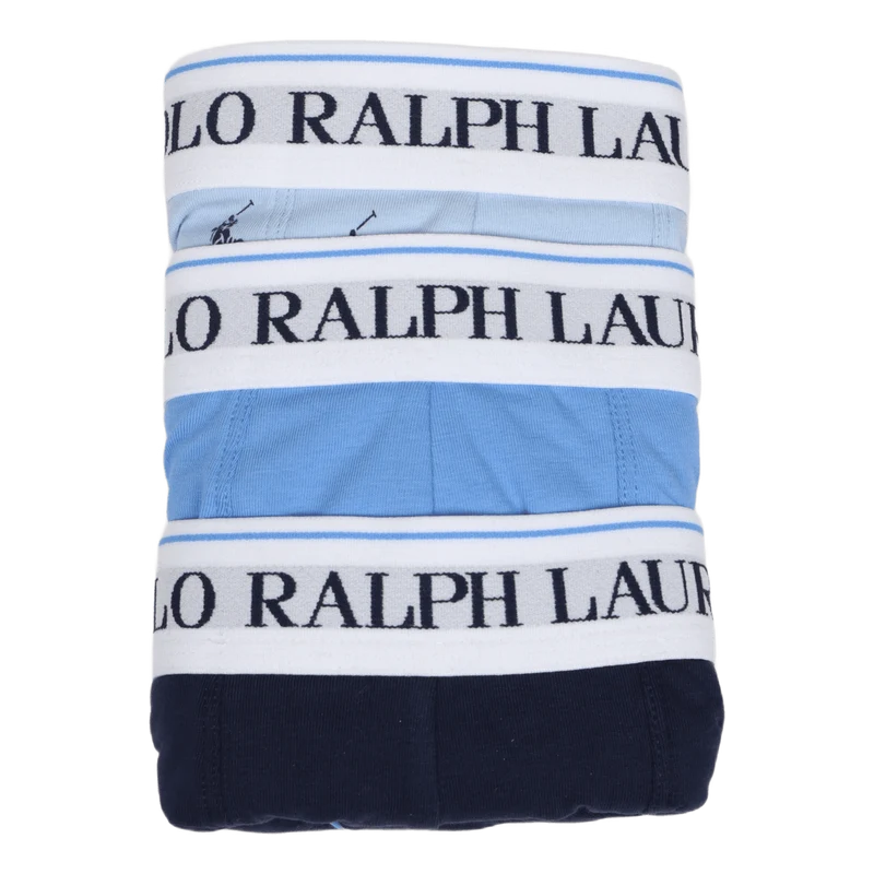 Classic Stretch-Cotton Trunk 3-Pack 3Pk El Blu Aopp/Hb Blu/Npt Nvy