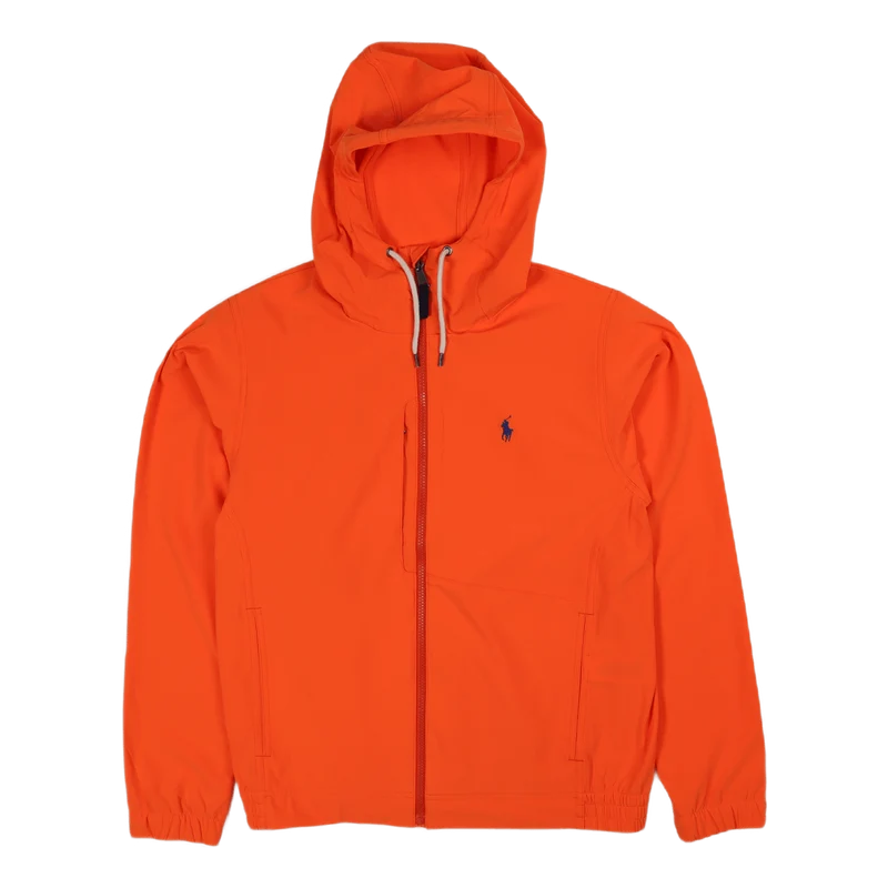 Packable Hooded Jacket Sailing Orange