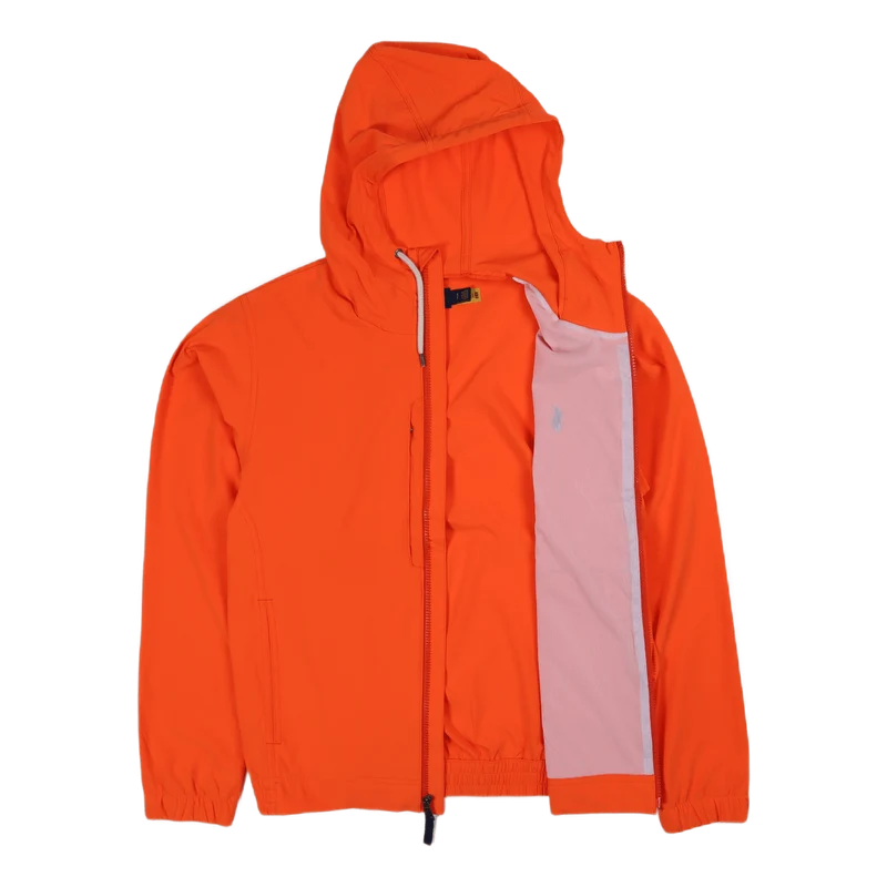 Packable Hooded Jacket Sailing Orange