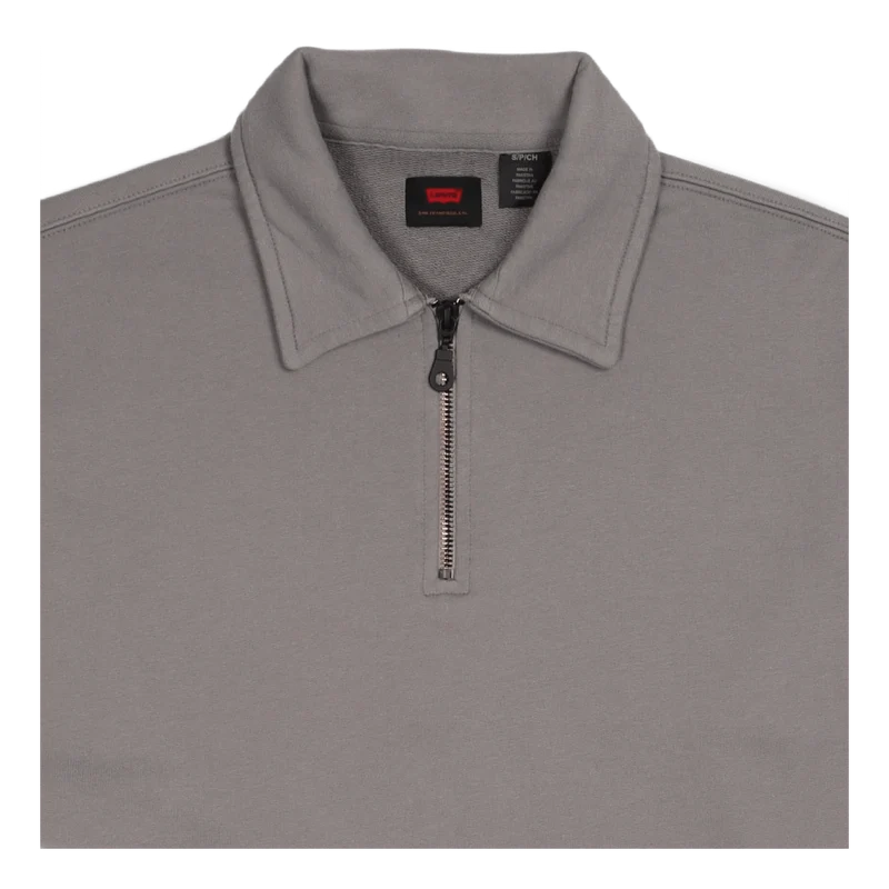 Skate New Quarter Zip Cliff Gr Grey