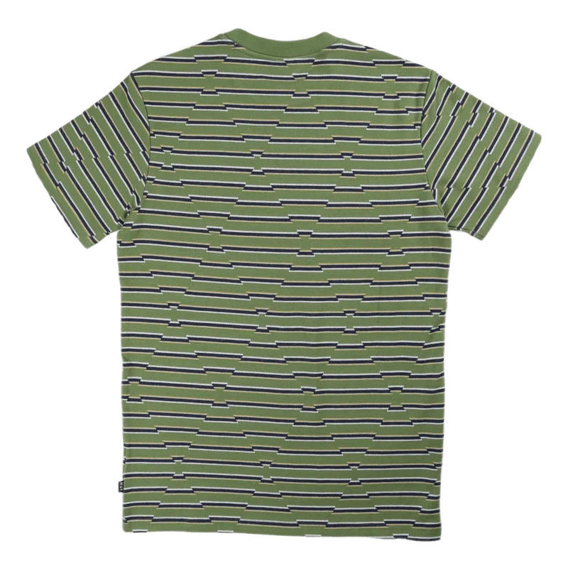 Glenn Stripe S/s Knit Top Cactus