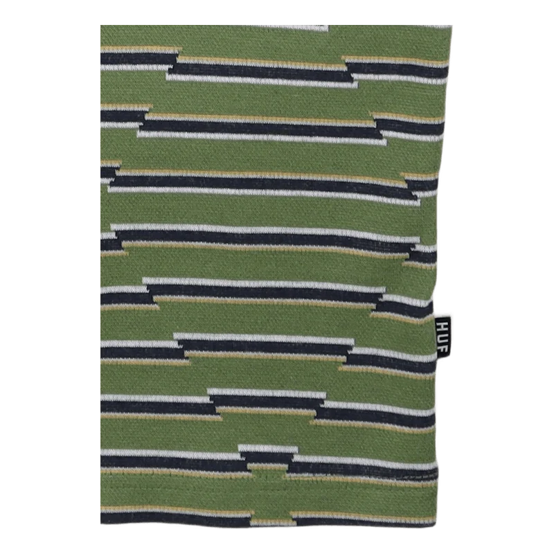 Glenn Stripe S/s Knit Top Cactus