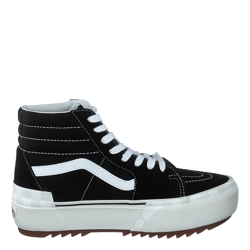 Ua Sk8-hi Stacked (suedecanvas)blkblncdblnc