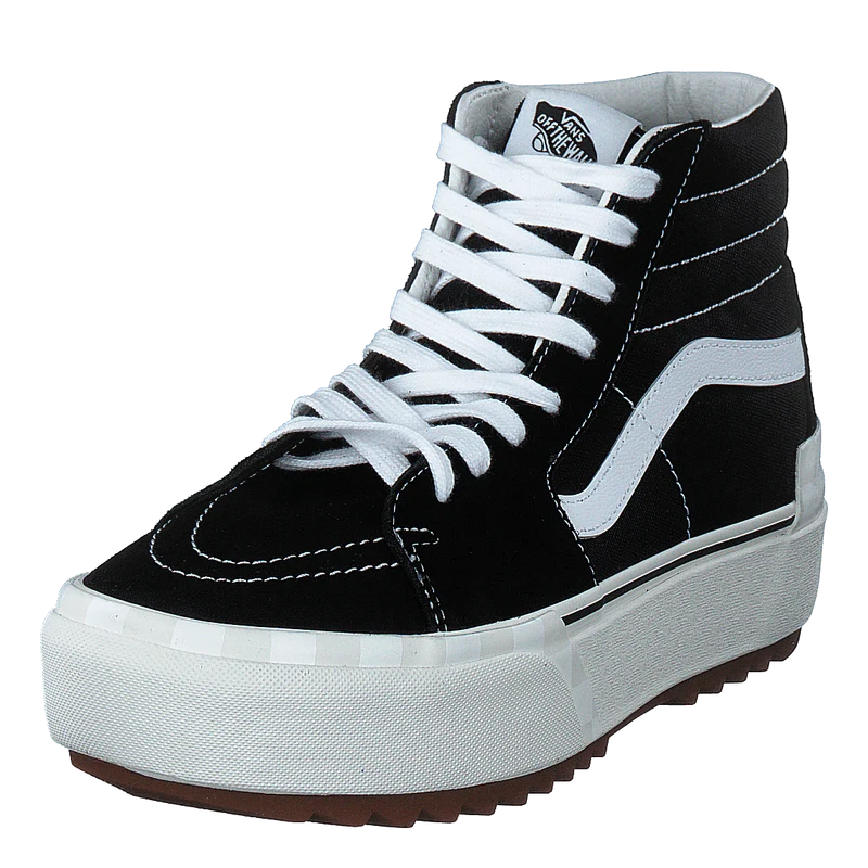 Ua Sk8-hi Stacked (suedecanvas)blkblncdblnc