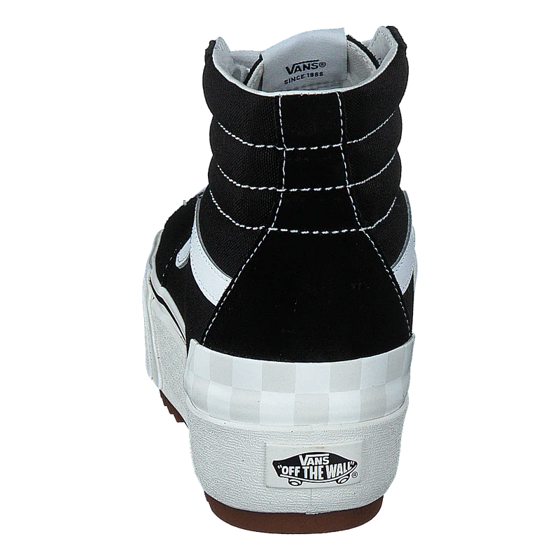 Ua Sk8-hi Stacked (suedecanvas)blkblncdblnc