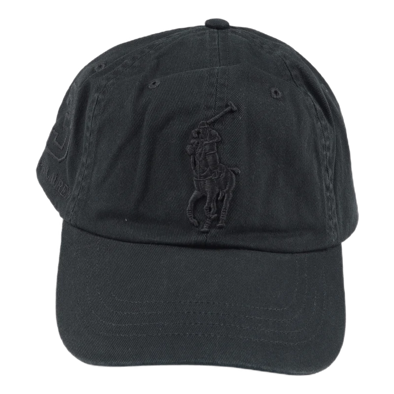 Big Pony Twill Ball Cap Black/Black