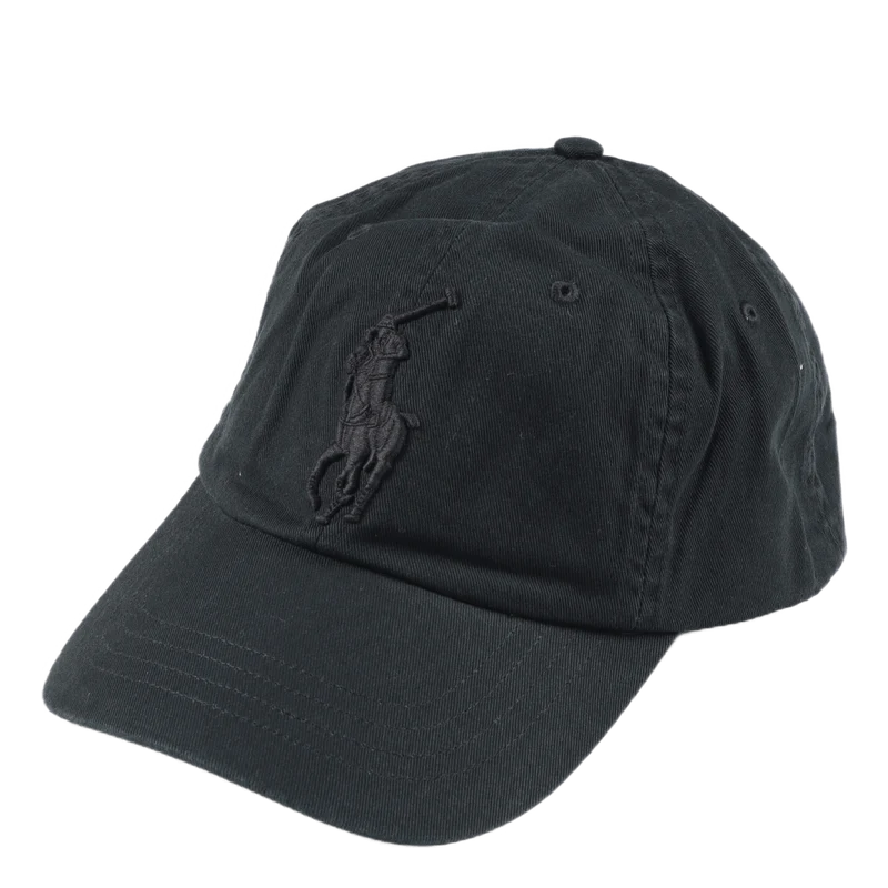 Big Pony Twill Ball Cap Black/Black