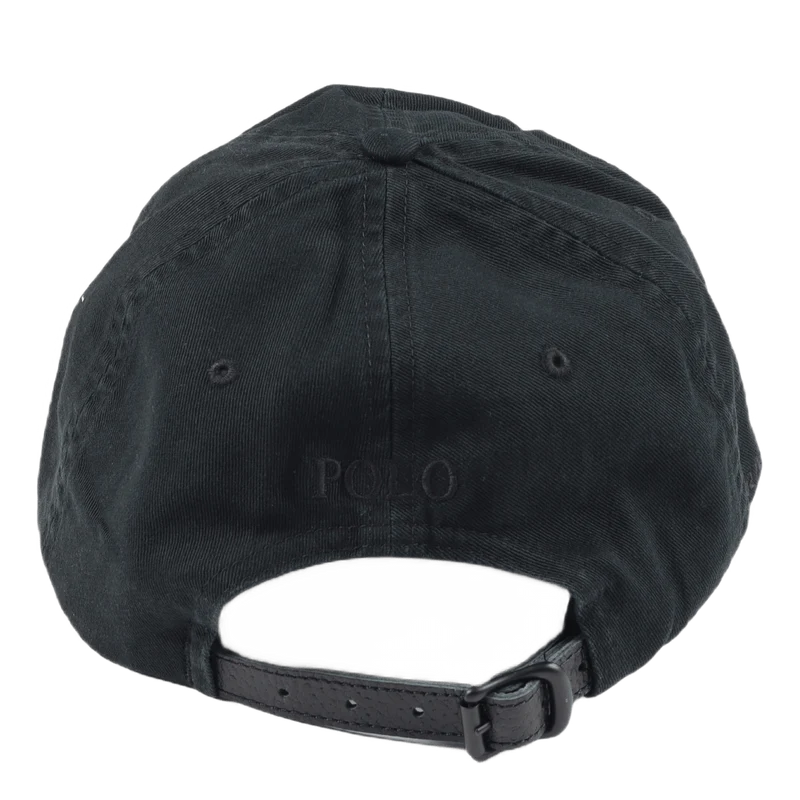 Big Pony Twill Ball Cap Black/Black