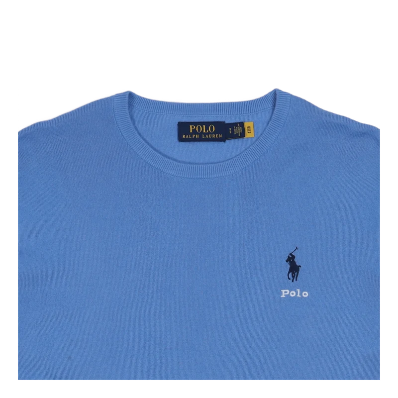 Cotton Crewneck Sweater Harbor Island Blue