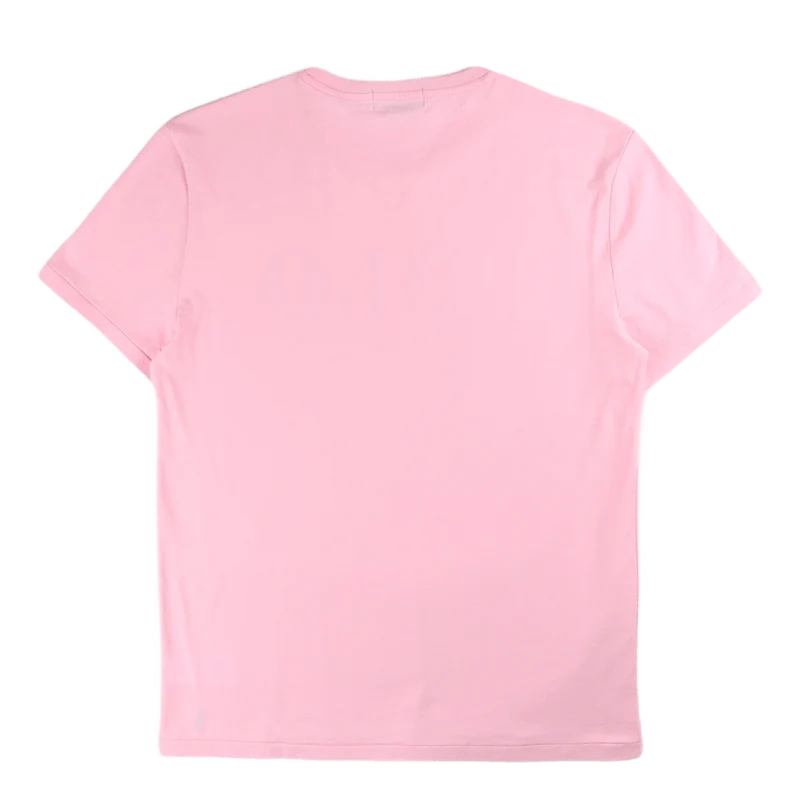 Custom Slim Fit Logo Jersey T-Shirt Carmel Pink