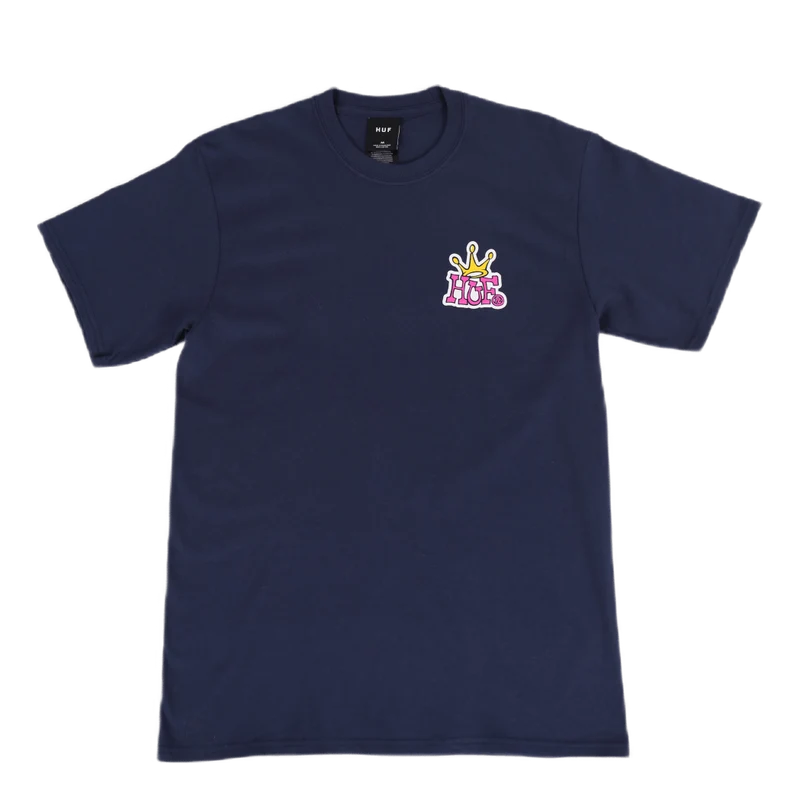 Huf Crown Logo S/s Tee Navy