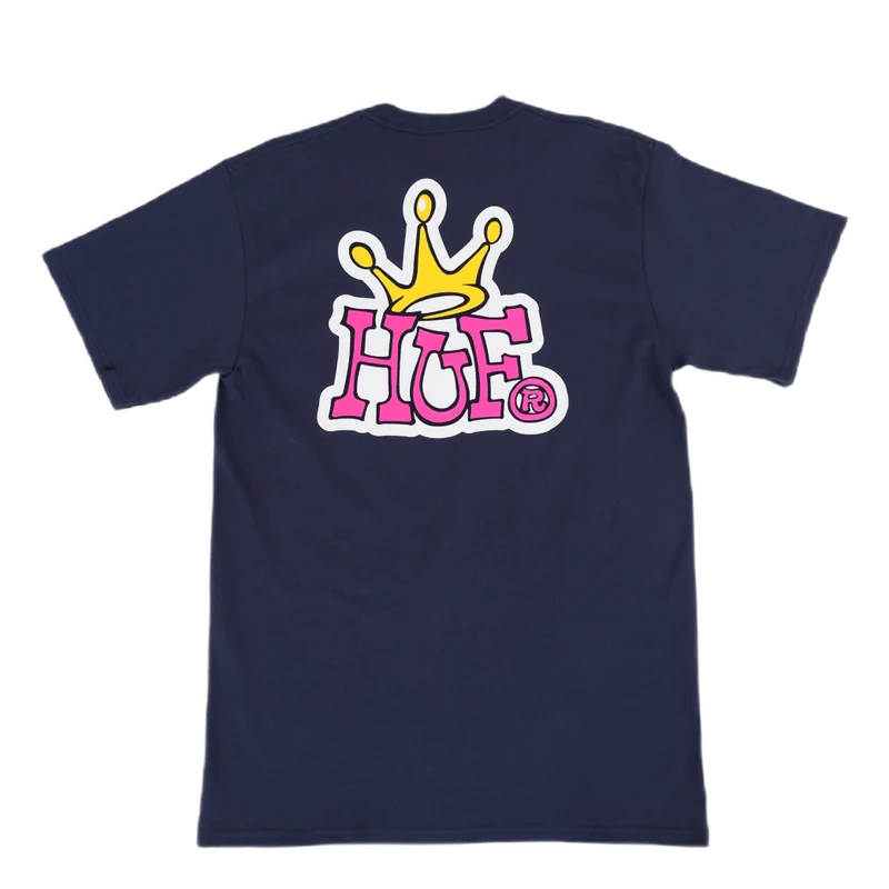 Huf Crown Logo S/s Tee Navy