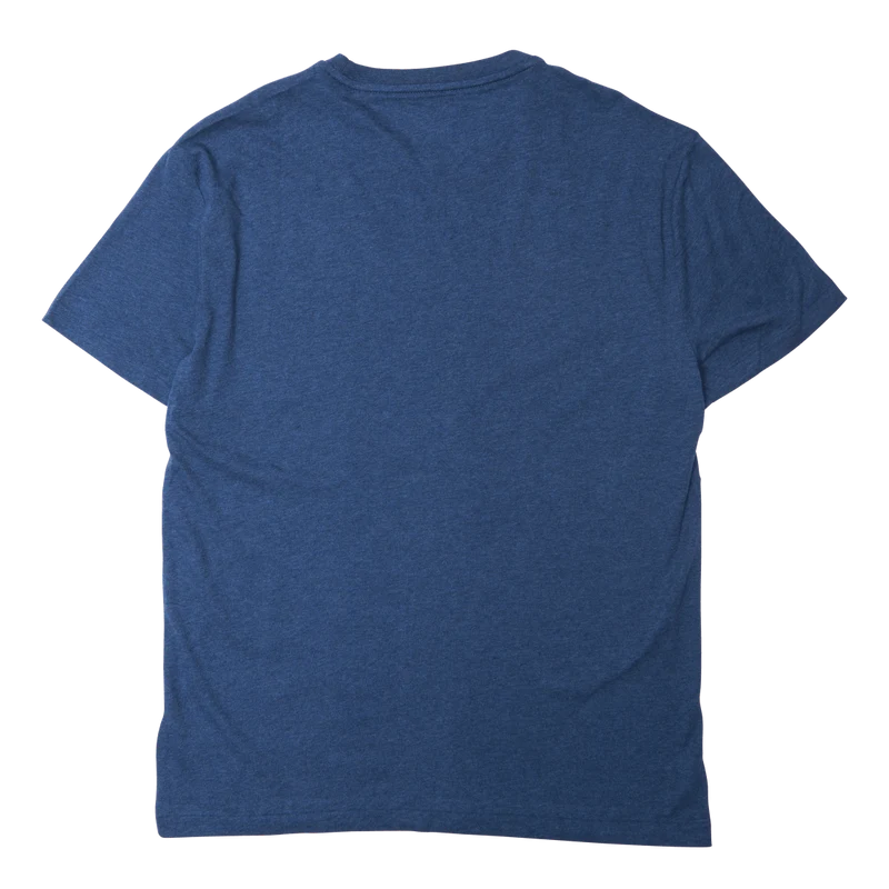 Custom Slim Fit Jersey Crewneck T-Shirt Blue Htr