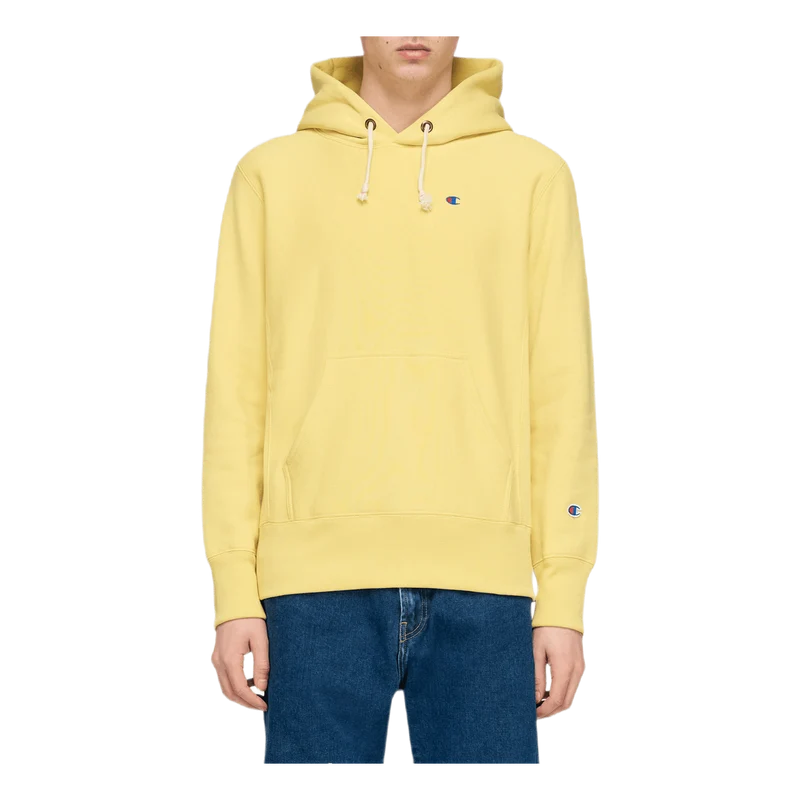 Reverse Weave Pullover Hood Khaki