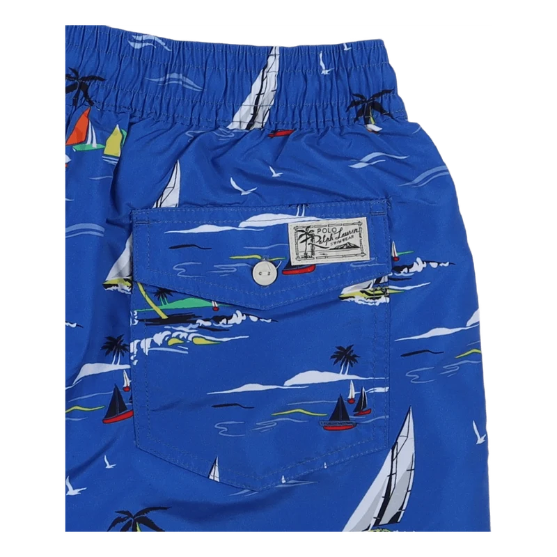 5.75-Inch Traveler Classic Swim Trunk Race To Sea