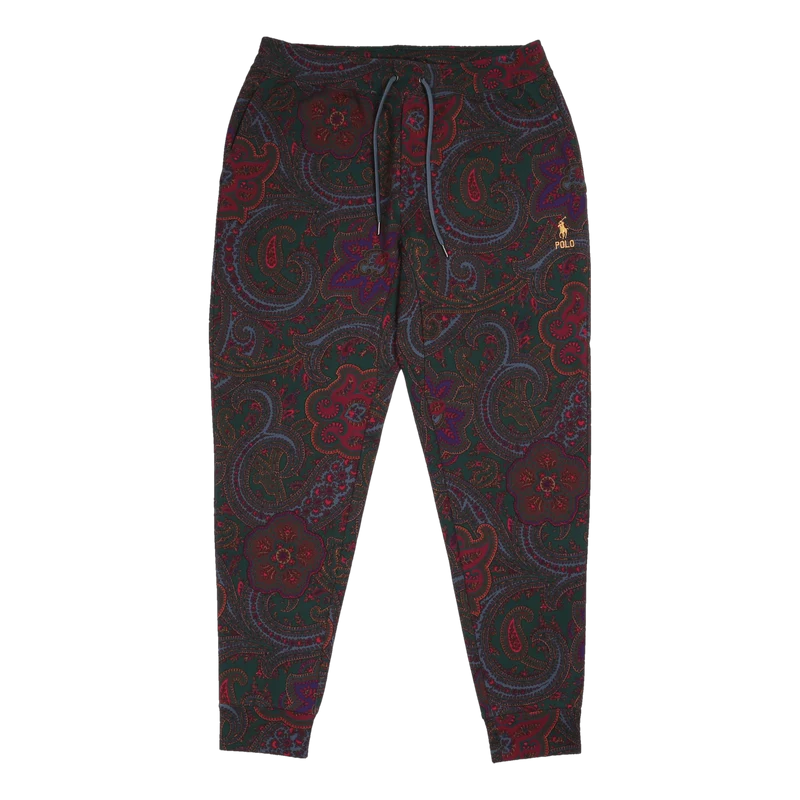 Paisley-Print Double-Knit Jogger Pant Paisley Print