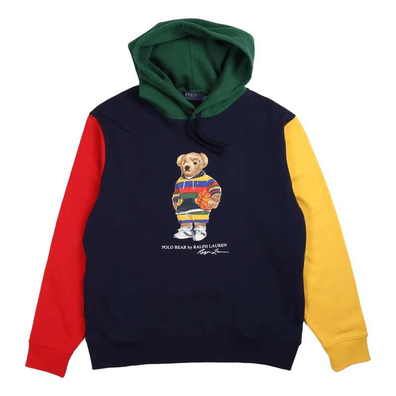 Polo Bear Color-Blocked Fleece Hoodie Pf 22 Cruse Nvy Mu Active Bear