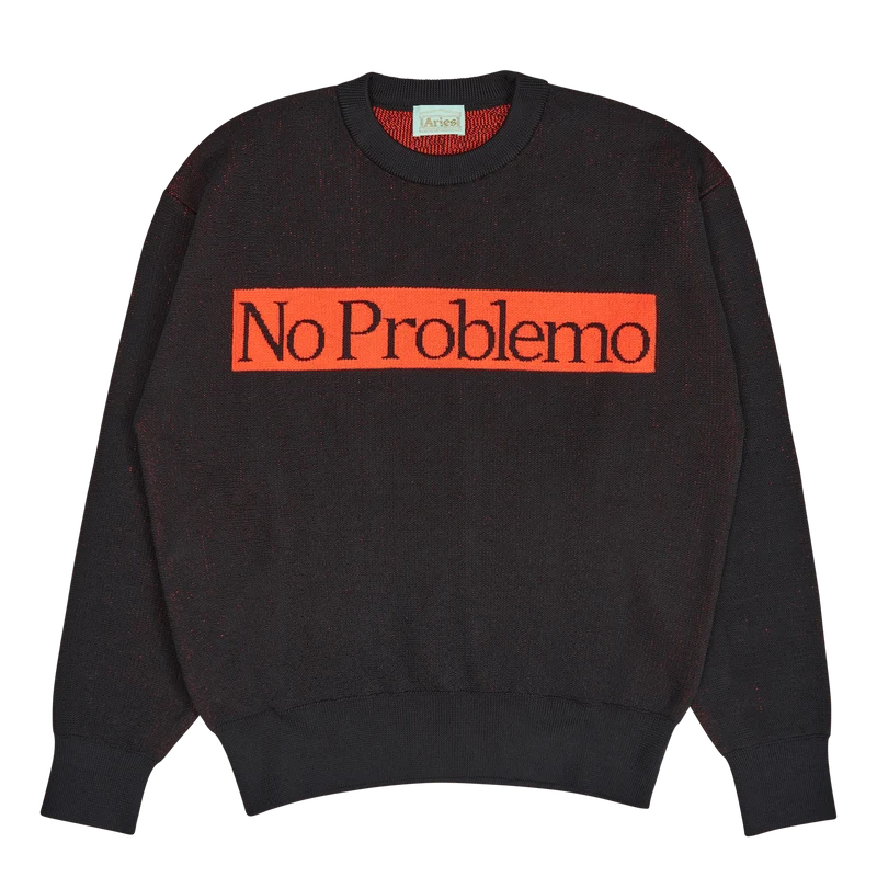 Recycled Problemo Knit Black