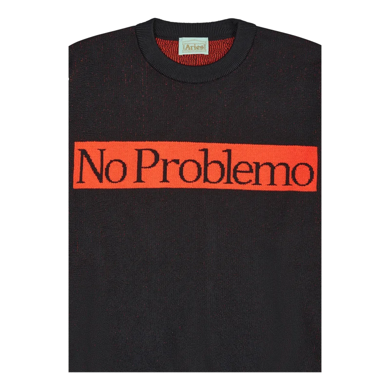 Recycled Problemo Knit Black
