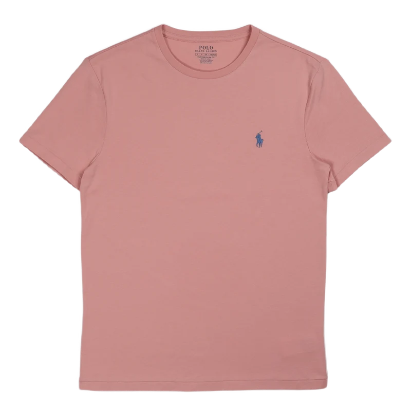 Custom Slim Fit Jersey Crewneck T-Shirt Adirondack Rose/C7381