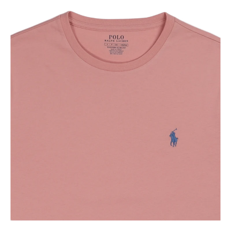 Custom Slim Fit Jersey Crewneck T-Shirt Adirondack Rose/C7381