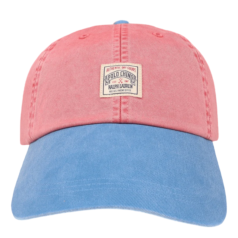 Cotton Chino Long-Bill Cap Adirondack Berry