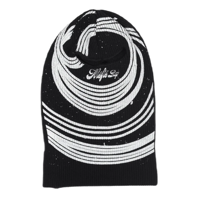 Allover Print Balaclava Black