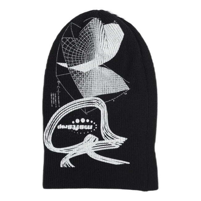 Allover Print Balaclava Black