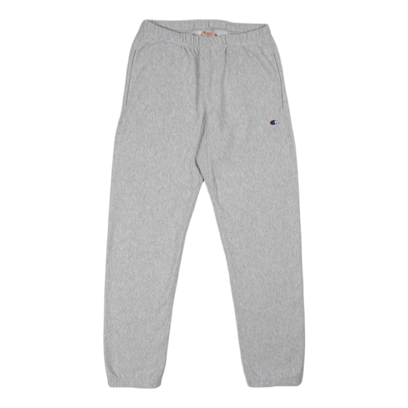 Elastic Cuff Pants Gray Melange Light