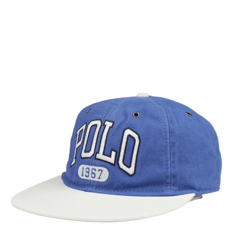Logo Cotton Chino Ball Cap Liberty/Deckwash White