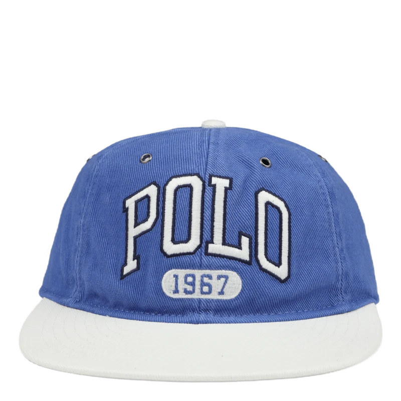 Logo Cotton Chino Ball Cap Liberty/Deckwash White