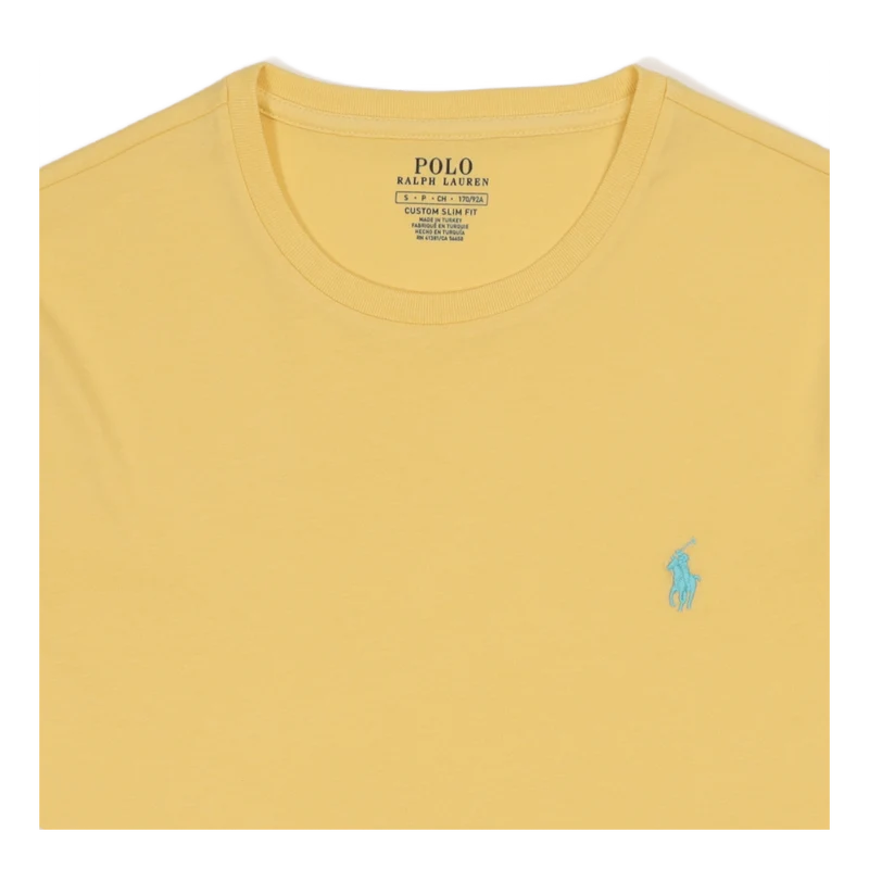 Custom Slim Fit Jersey Crewneck T-Shirt Empire Yellow/C6103