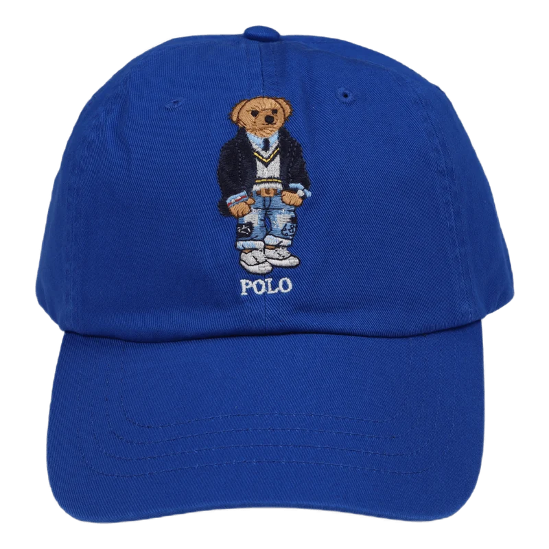 Polo Bear Chino Ball Cap Pacific Royal