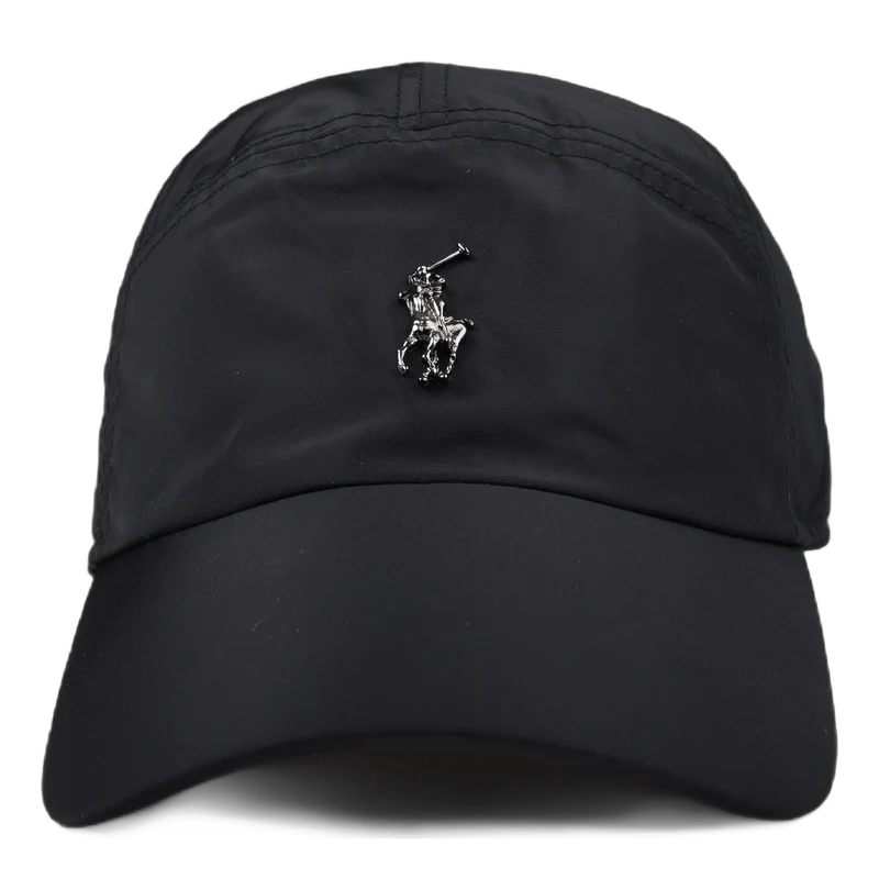 Pony-Plaque Commuter Cap Polo Black
