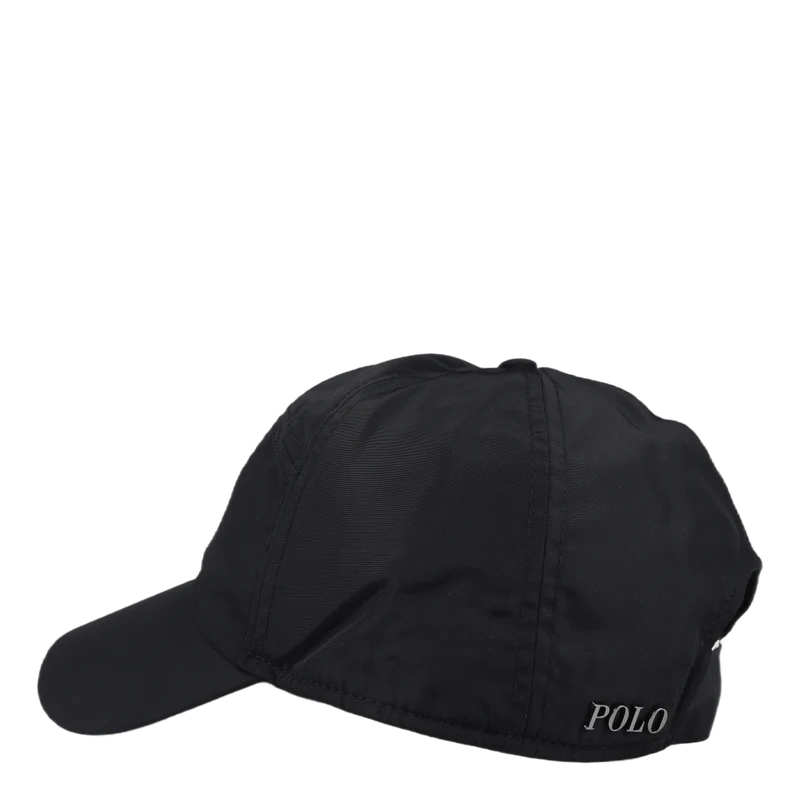 Pony-Plaque Commuter Cap Polo Black