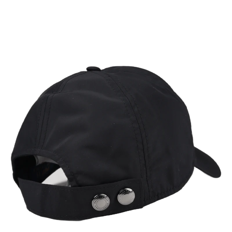 Pony-Plaque Commuter Cap Polo Black