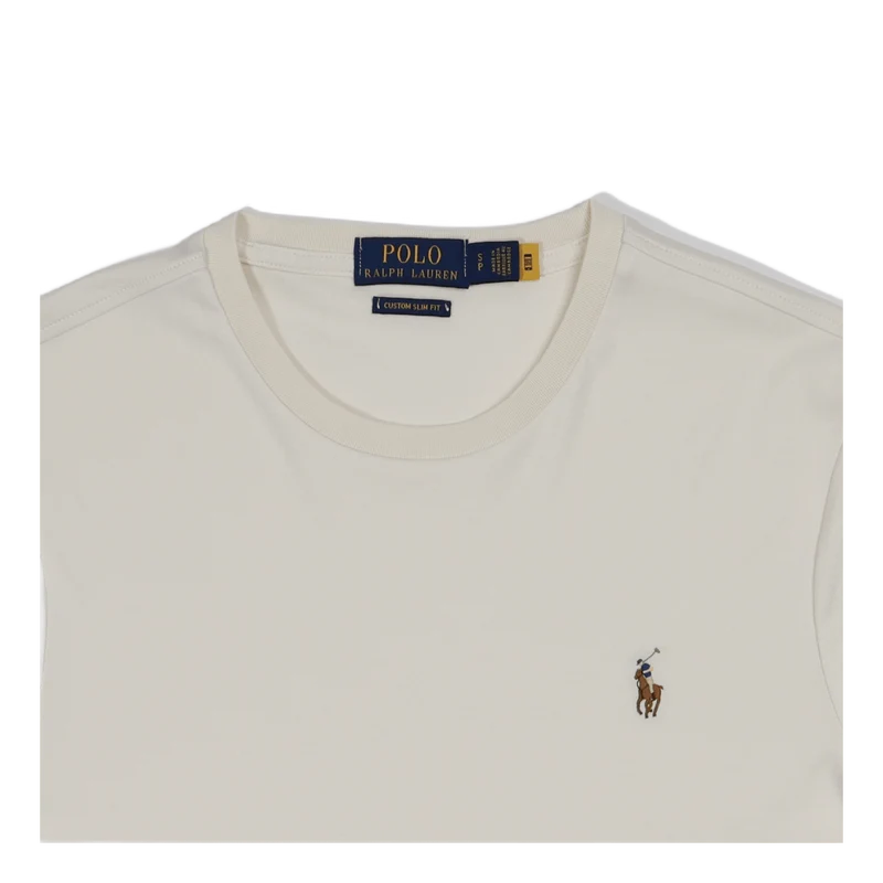 Custom Slim Fit Soft Cotton T-Shirt Antique Cream