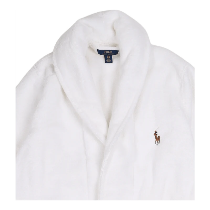 Cotton Terry Robe White