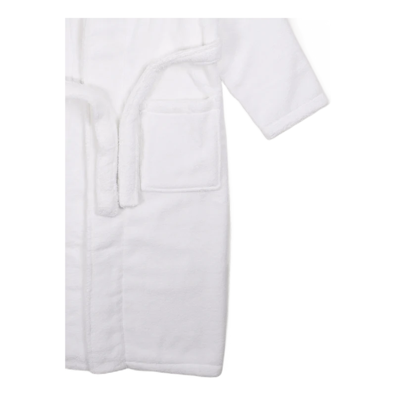 Cotton Terry Robe White