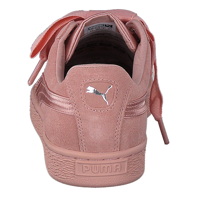 W Suede Heart Ep Pink