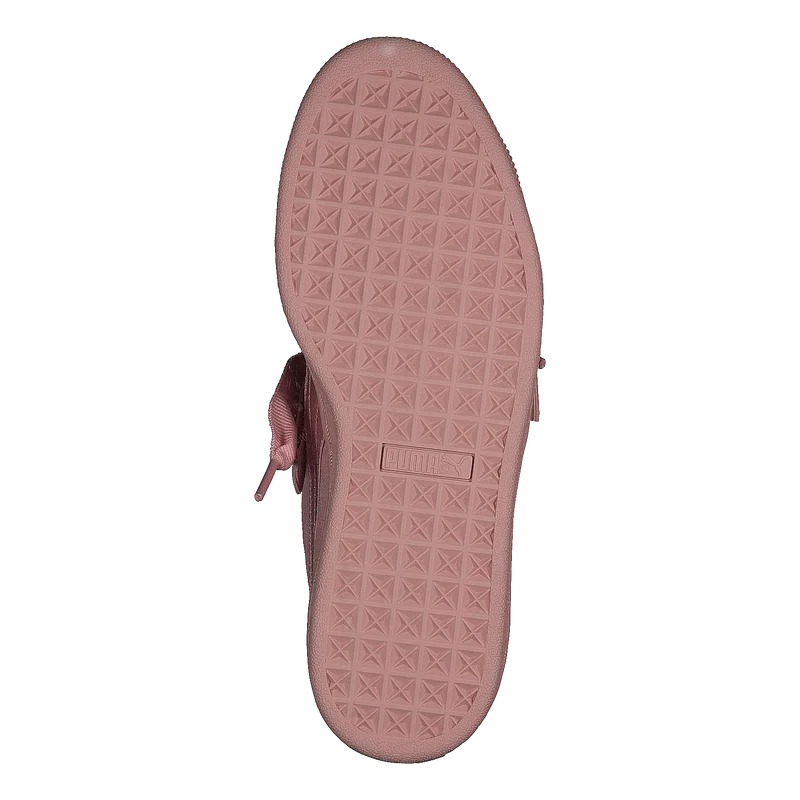 W Suede Heart Ep Pink