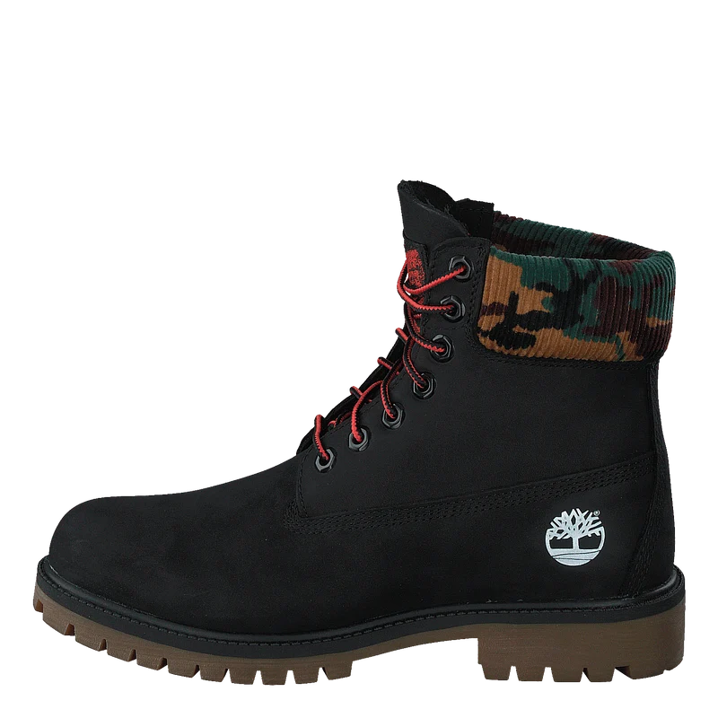 6" Prem Rubber Cup Boot Black