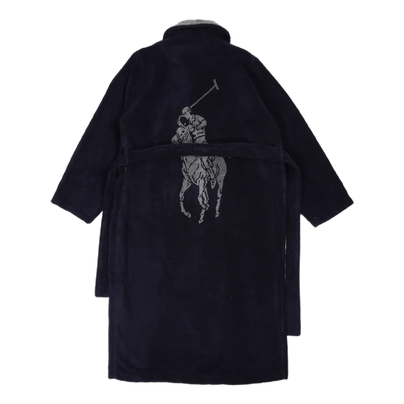 Cotton Terry Robe Cruise Navy Nevis Pp